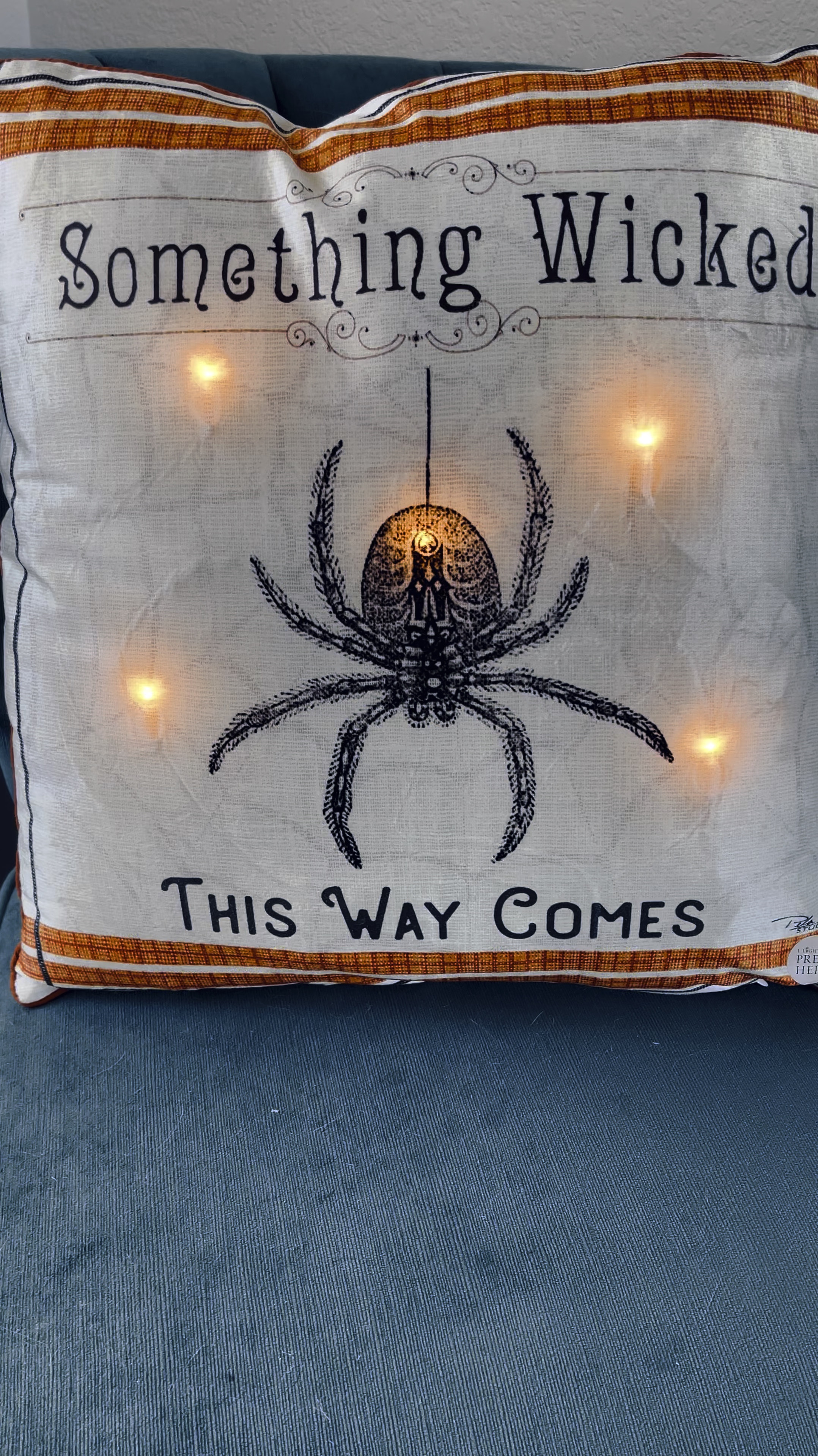 Decorative lighted Halloween pillows  

#LTKHome #LTKVideo #LTKHalloween
