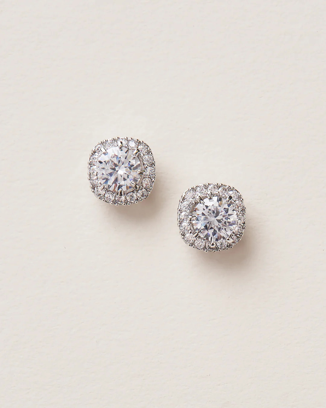 Isla Halo CZ Studs | Dareth Colburn