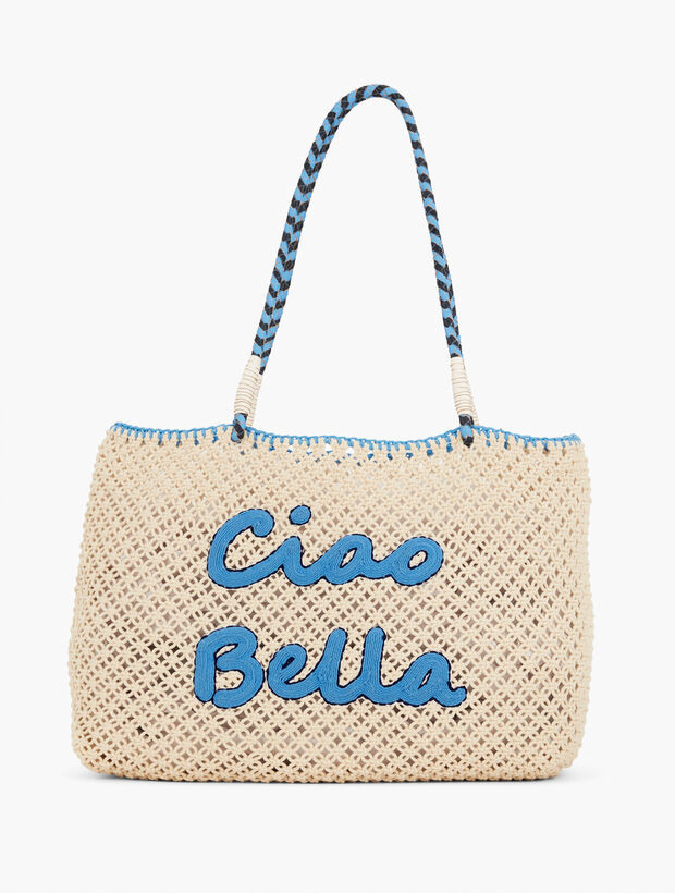 Ciao Bella Knotted Rope Soft Beach Tote | Talbots