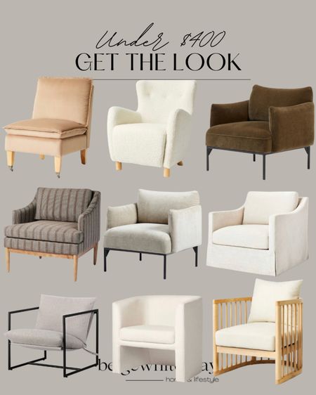 Accent chairs for under $400?!! Yes please and they are beautiful for any style home!! Whether for your living room or a cozy reading corner these are gorgeous!! Target, west elm & Amazon! 

#LTKhome #LTKFind #LTKstyletip