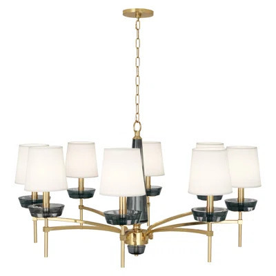 Cristallo 8 - Light Shaded Classic Chandelier with Crystal Accents | Perigold
