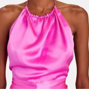 Harmur silk halterneck top | Poshmark
