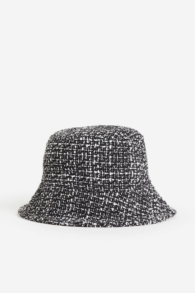 H & M - Bucket Hat aus Strukturstoff - Schwarz - Damen | H&M (DE, AT, CH, NL, FI)