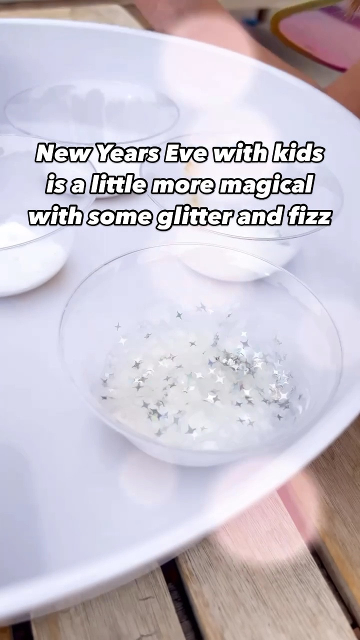 Fizzy play is my go to way to celebrate the New Year with kids. It’s so simple just vinegar and baking soda (and a little extra glitter if you are feeling fancy) and the fizzy reaction is just so exciting and satisfying to watch.

Are you doing any celebrating with your child? 

#LTKSeasonal #LTKFamily #LTKKids