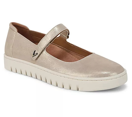 Make Your Selection: Vionic Leather or Suede Mary Jane - Uptown Mary Jane | QVC