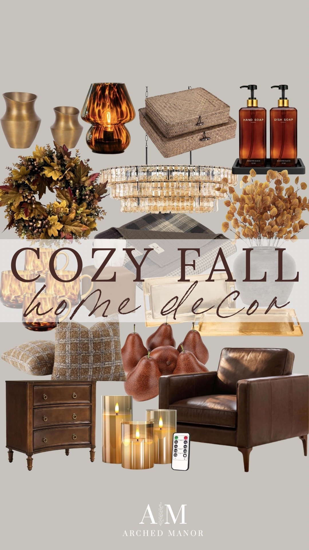 Cozy fall home decor that looks expensive but won’t break the bank 🍂