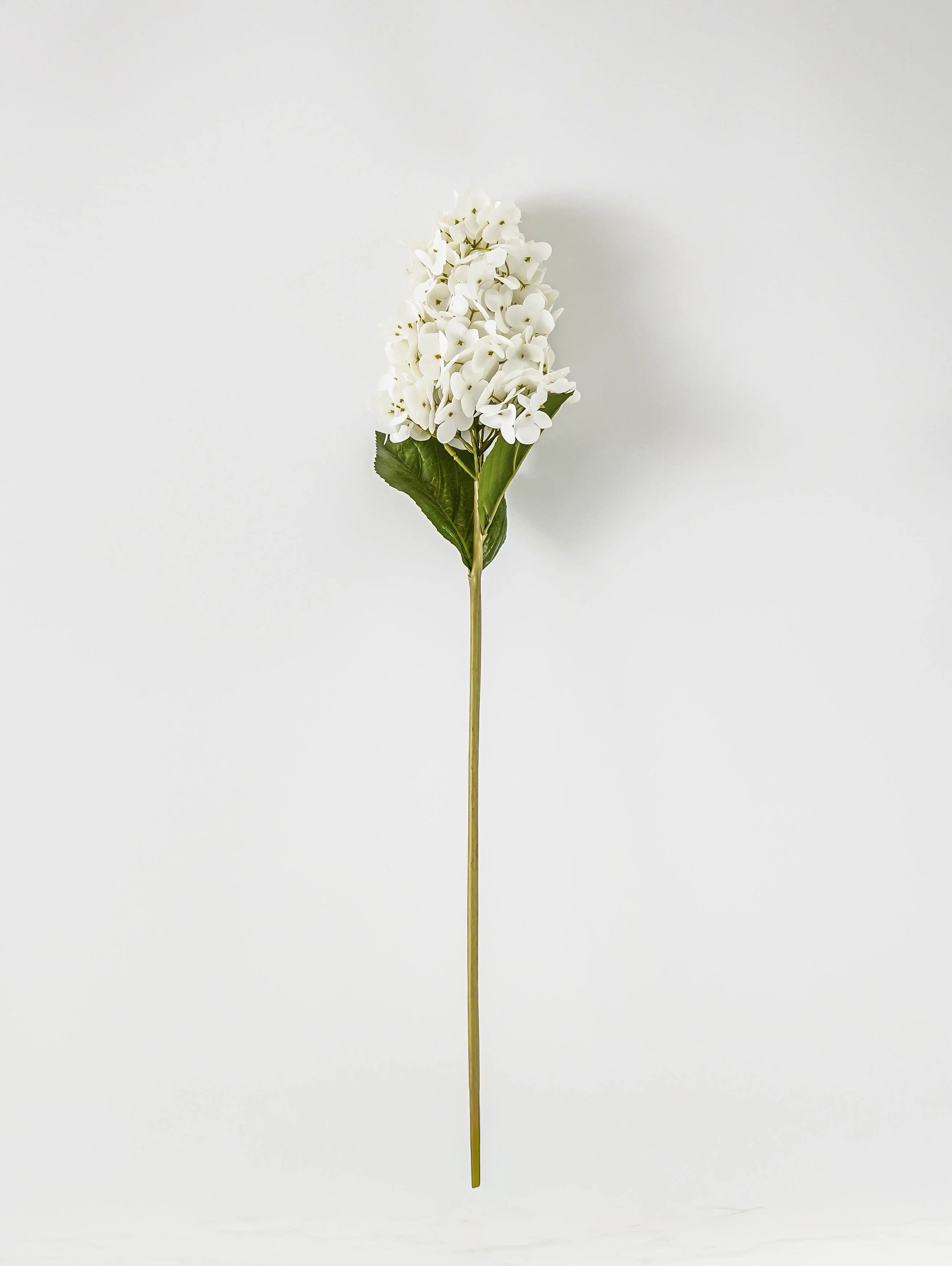 Real Touch Cone Hydrangea Stem | White | MJHome