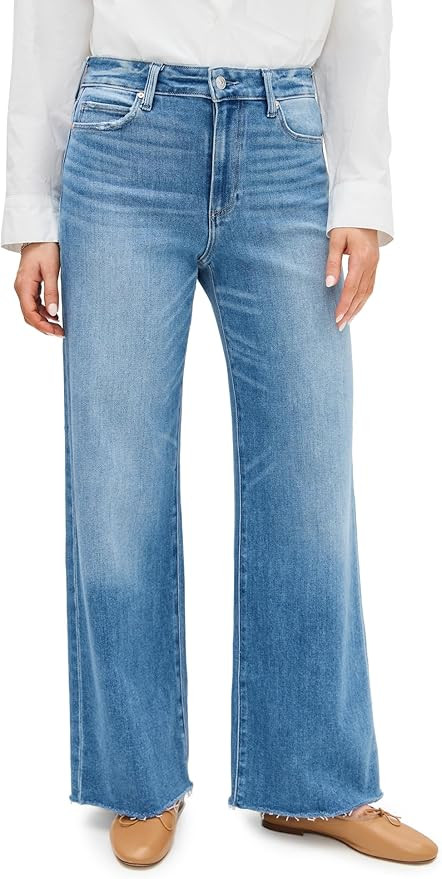 PAIGE Women's Anessa 31" Jeans with Raw Hem | Amazon (US)
