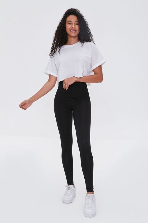 Basic Organically Grown Cotton Leggings | Forever 21 (US)