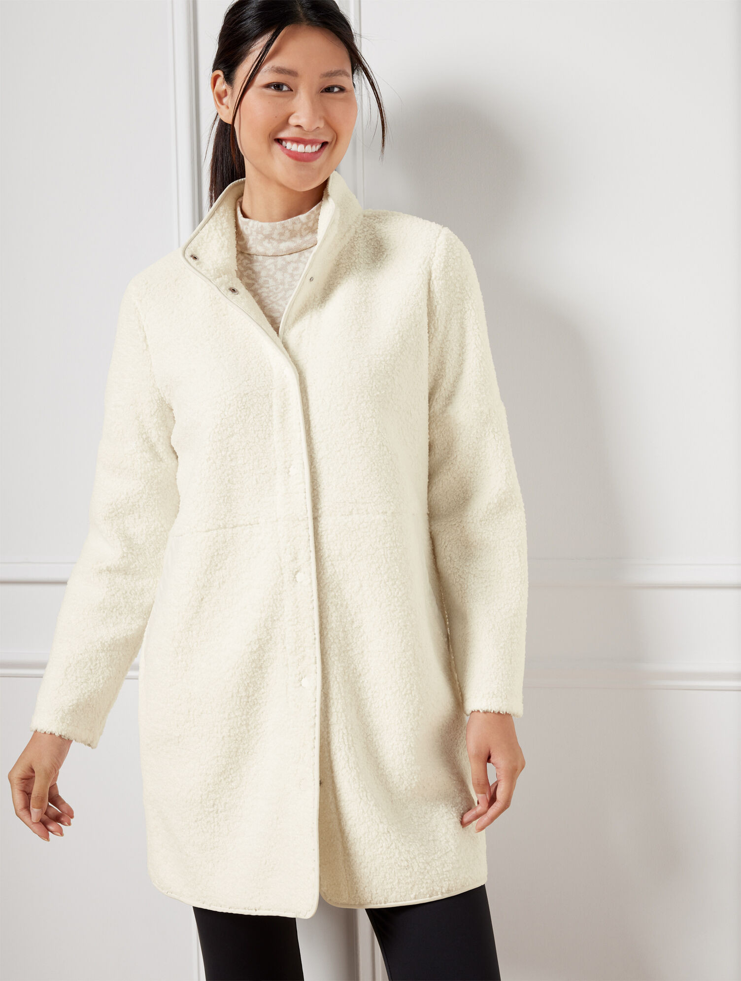 Sherpa Teddy Jacket | Talbots