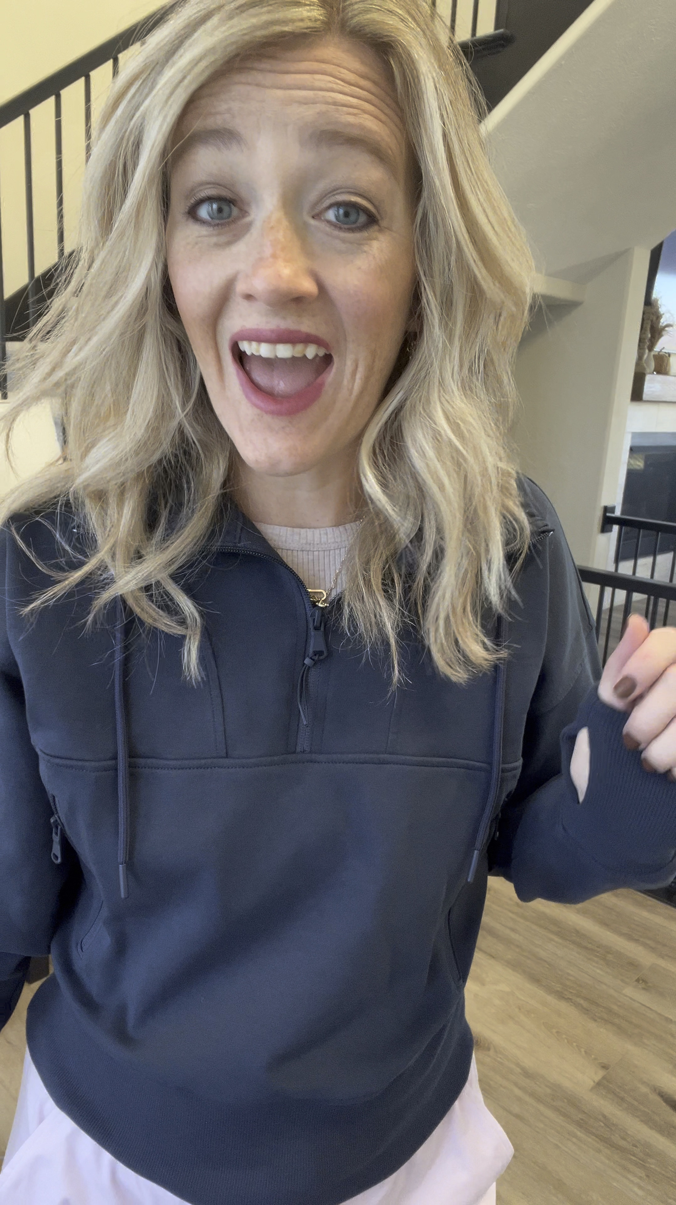 Old Navy 
quarter zip pullover 

#LTKActive #LTKSaleAlert