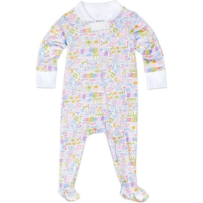 Charlestons Zip Onesie, Multi | Maisonette