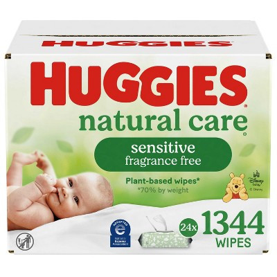 Huggies Care Sensitive Unscented Baby Wipes - 1344ct - 24 pk | Target