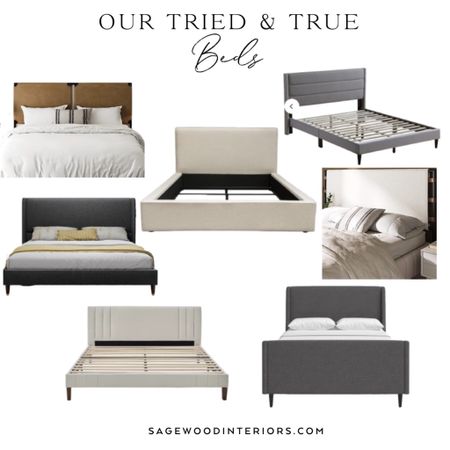 Obsessed with each of these beds! 

Bedroom finds, bed frames, bedroom furniture, home decor, home finds 

#LTKCyberWeek #LTKstyletip #LTKhome