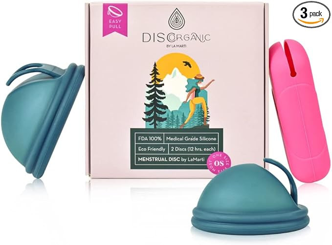 DiscOrganic Easy Pull by LaMarti | Eco-Friendly Reusable Menstrual Disc | Menstrual Cup, Tampon &... | Amazon (US)