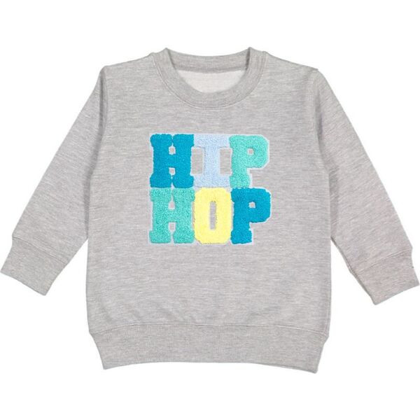 Hip Hop Patch Easter Sweatshirt, Grey | Maisonette
