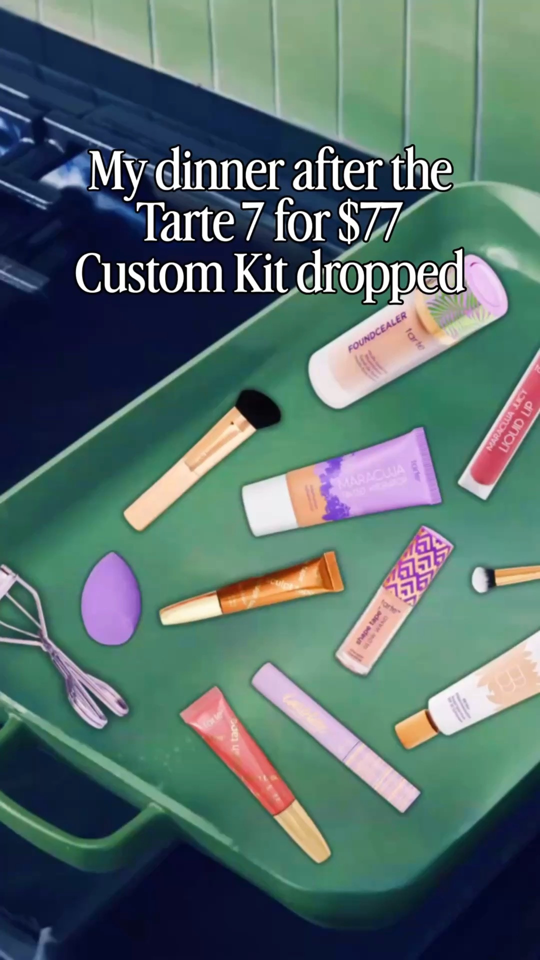 My dinner after the Tarte 7 for $77 Custom Kit dropped
Full-size everything for $11 each + free shipping… so this is what financial decisions look like now

#LTKgrwm #LTKSaleAlert #LTKBeauty