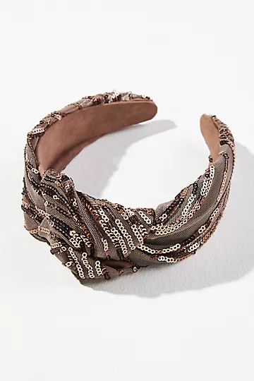 Metallic Knotted Headband | Anthropologie (US)