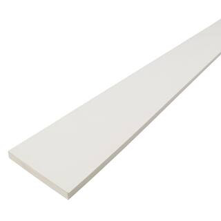 PrimeLinx 1 in. x 4 in. x 8 ft. Radiata Pine Finger Joint Primed Board 252978 - The Home Depot | The Home Depot