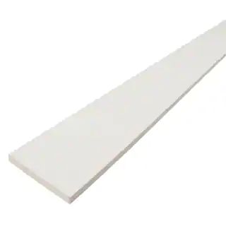 1 in. x 4 in. x 8 ft. Radiata Pine Finger Joint Primed Board | The Home Depot