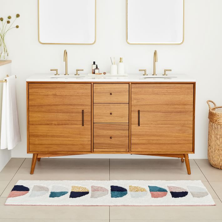 Half Moons Bath Mat | West Elm (US)