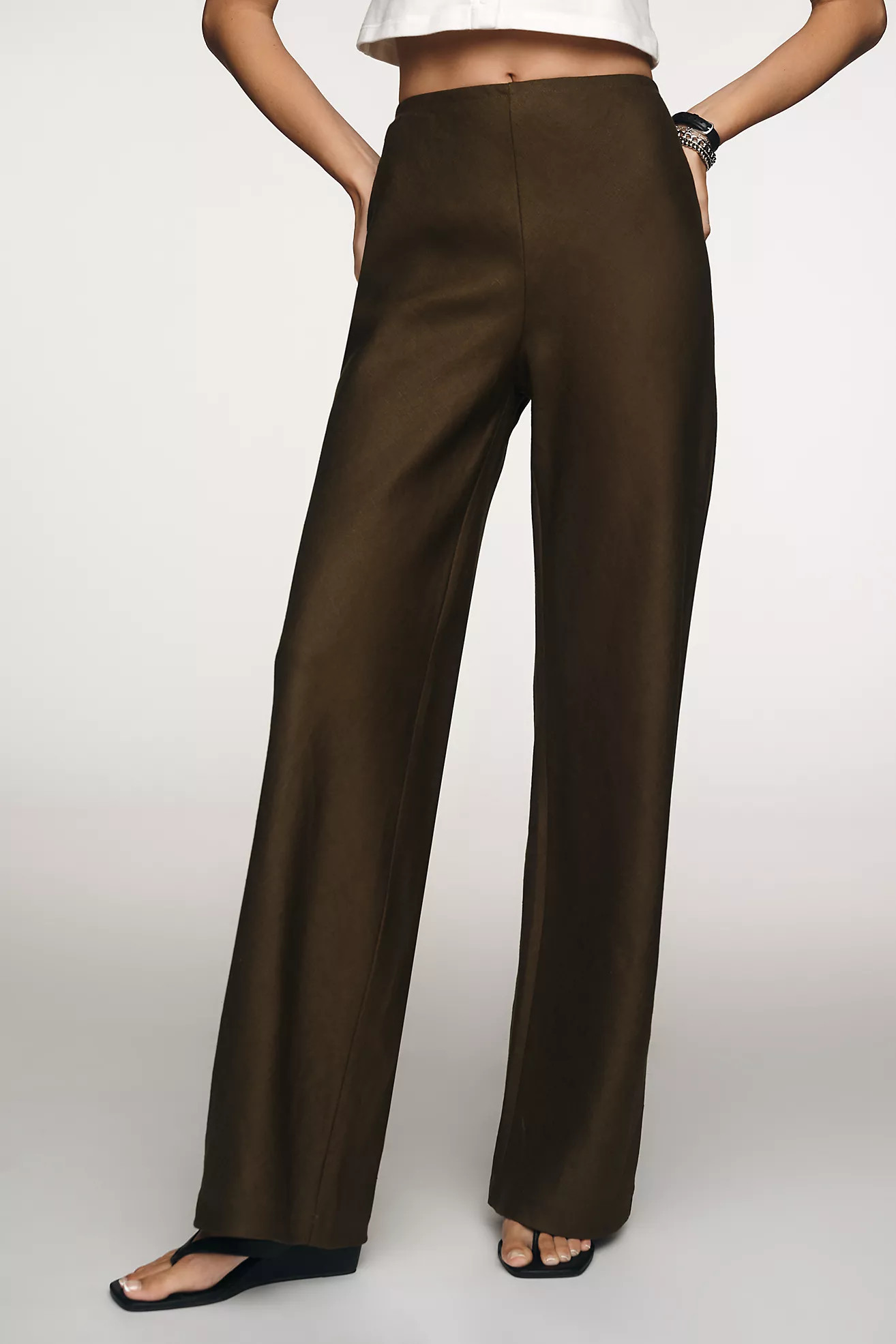 Reformation Gale Linen Pants | Anthropologie (US)