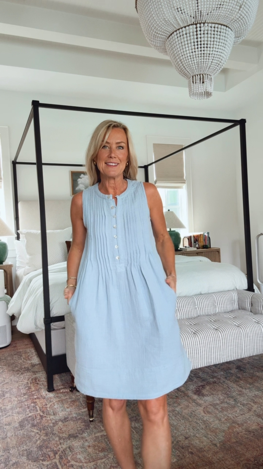 Quince Unboxing | Hi Sugarplum!  

I already have and love this dress so decided to get it in blue too!
Dress: XS

#LTKOver40 #LTKootd #LTKSeasonal