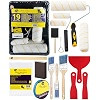 Bates- Paint Roller Kit, 19 pcs, Roller Set with Microfiber Sleeves & Frame, Tray, Angled Brush &... | Amazon (US)