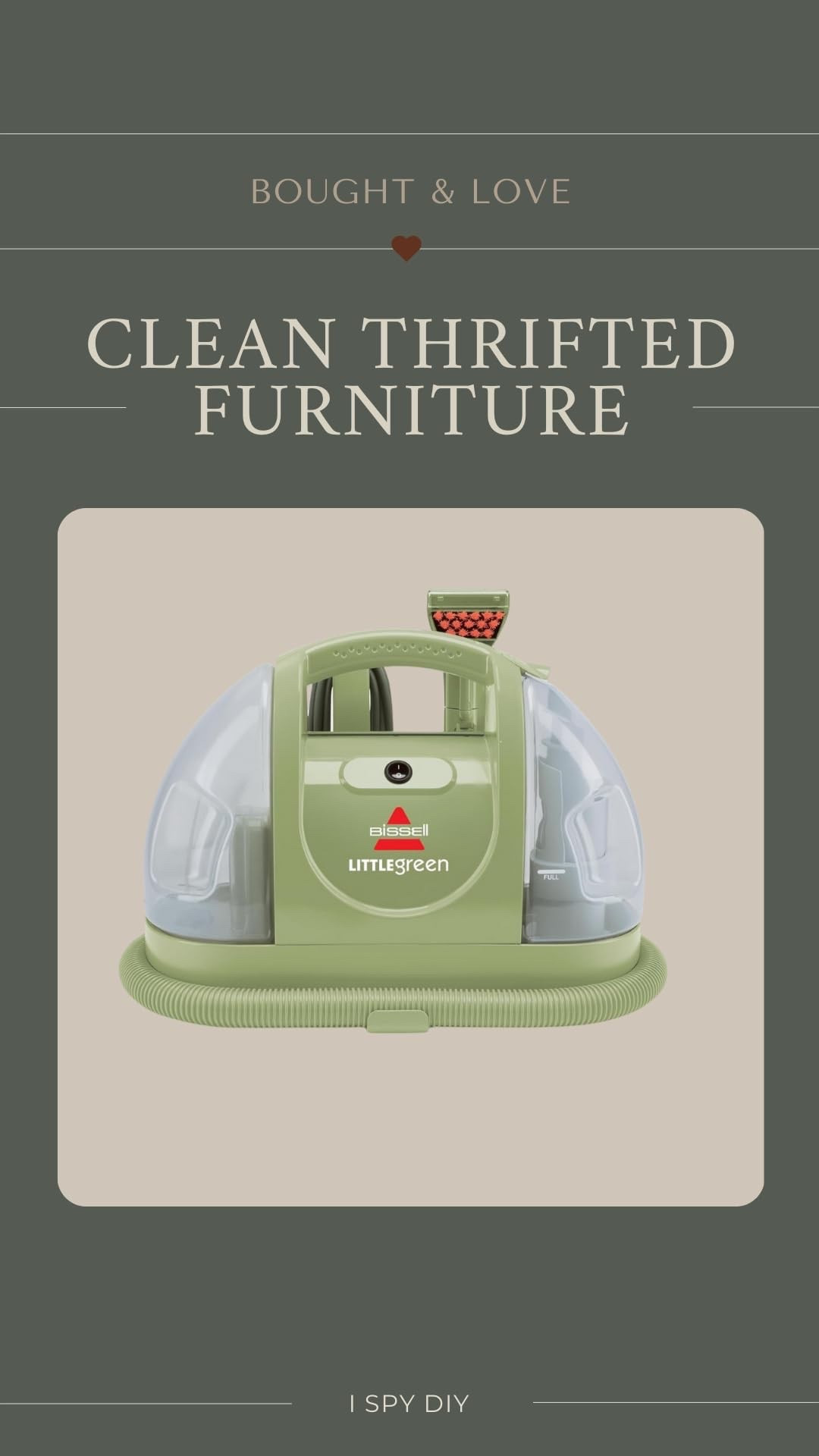 Things I have Bought and Loved. I used this Little Green Machine to clean thrifted furniture.

#LTKHome