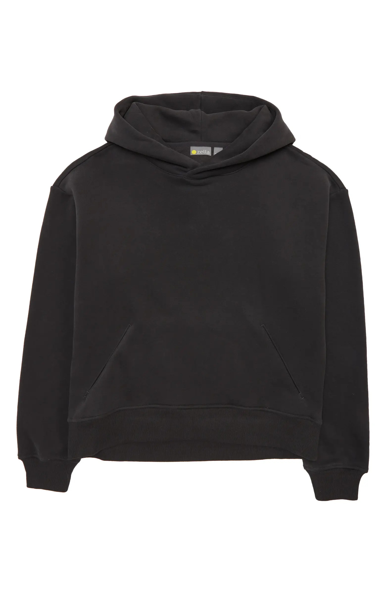 Zella Women's Cara Cotton Blend Fleece Hoodie | Nordstrom | Nordstrom