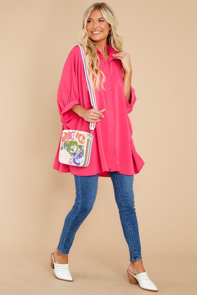 Clean Getaway Hot Pink Top | Red Dress 