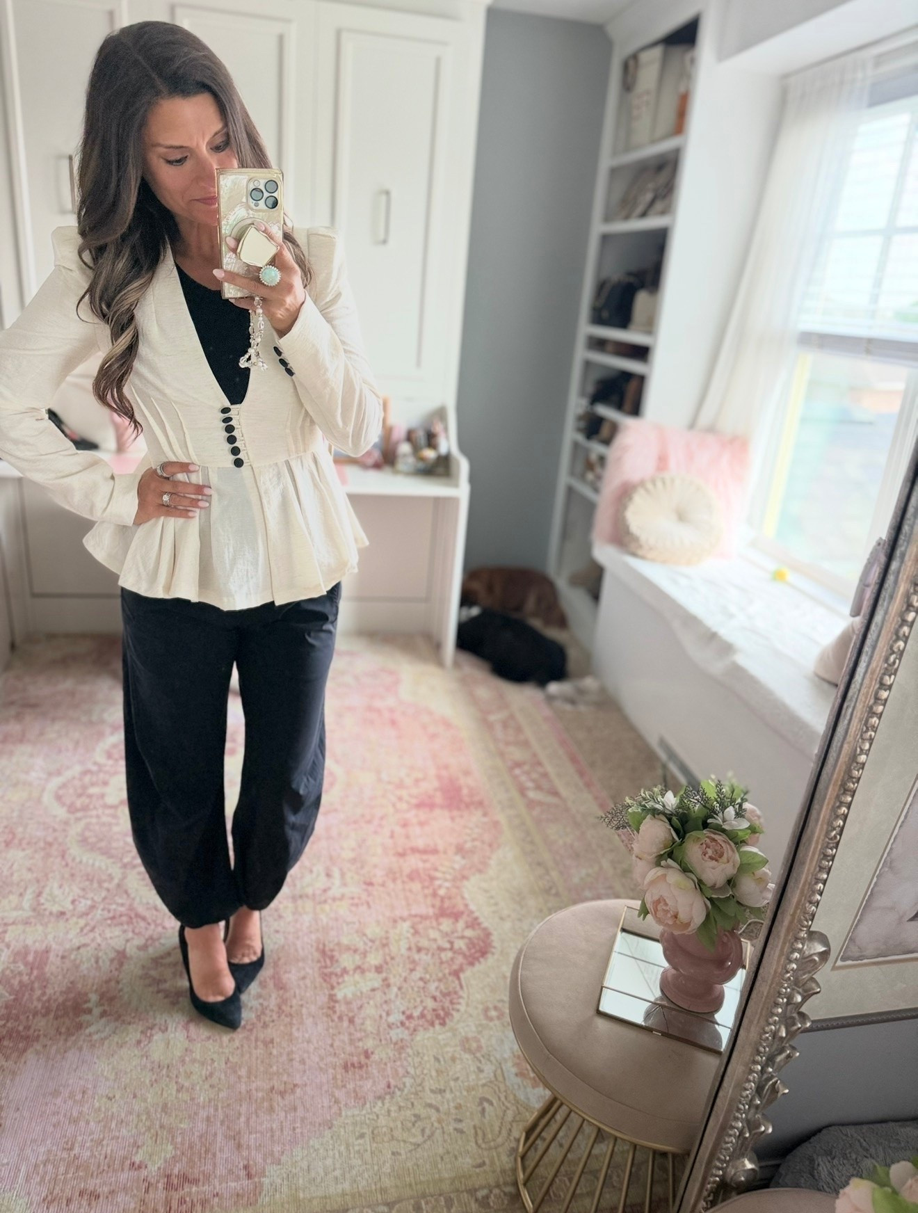 Styling the viral pants for work