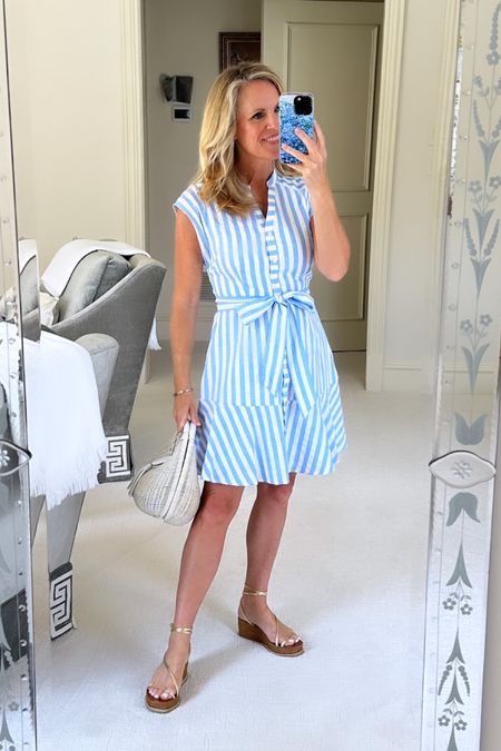 Light blue and white striped linen dress perfect for Summer.
Stripe details add directional dimension. Fits true to size. I’m 5‘2“ tall and wearing XS for reference. 


#LTKSeasonal #LTKfindsunder100 #LTKover40