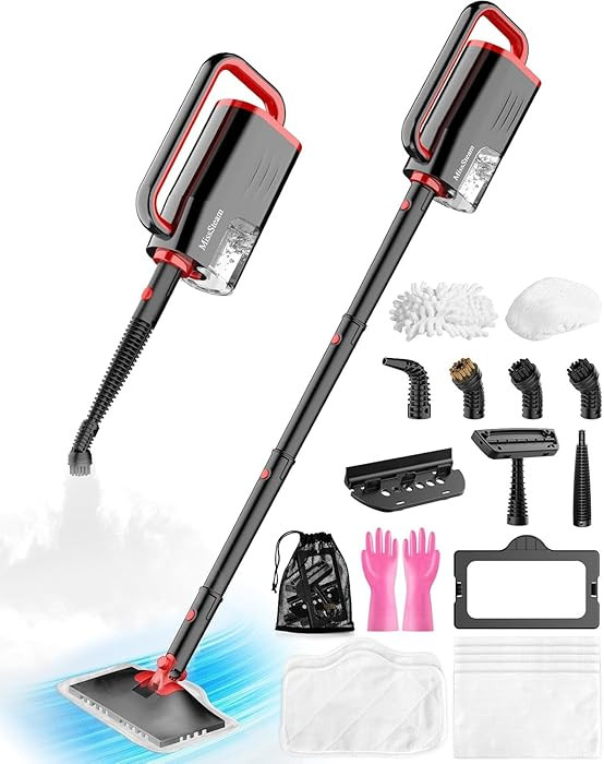 Steam Mop, 19-in-1 Detachable Handheld Steam Cleaner for Home, 230°F Floor Steamer, 2 Steam Mode... | Amazon (US)