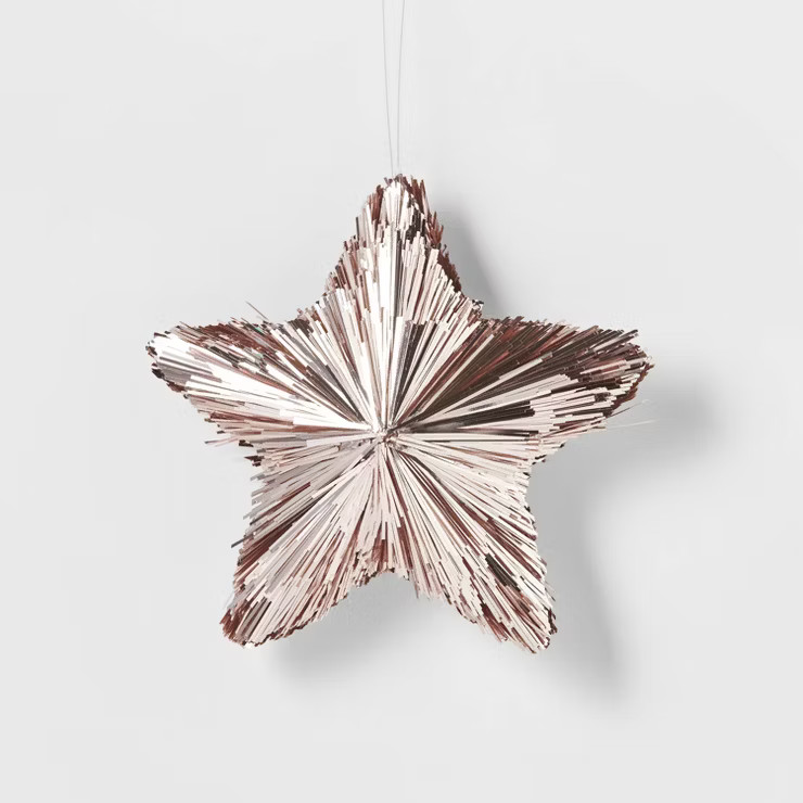 Tinsel Star Christmas Tree Ornament - Wondershop™ | Target