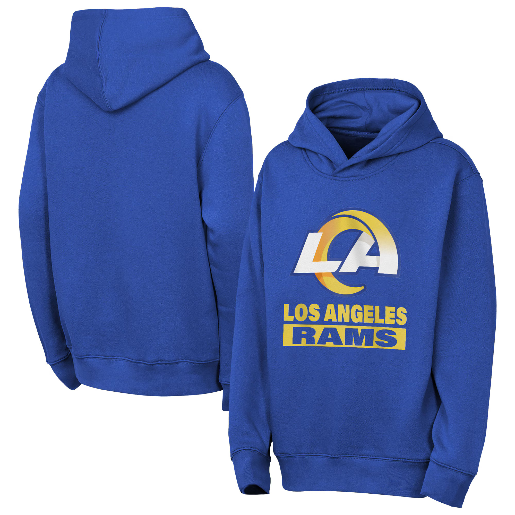 Los Angeles Rams Outerstuff Youth Back to Basics Hoodie - Royal | Fanatics