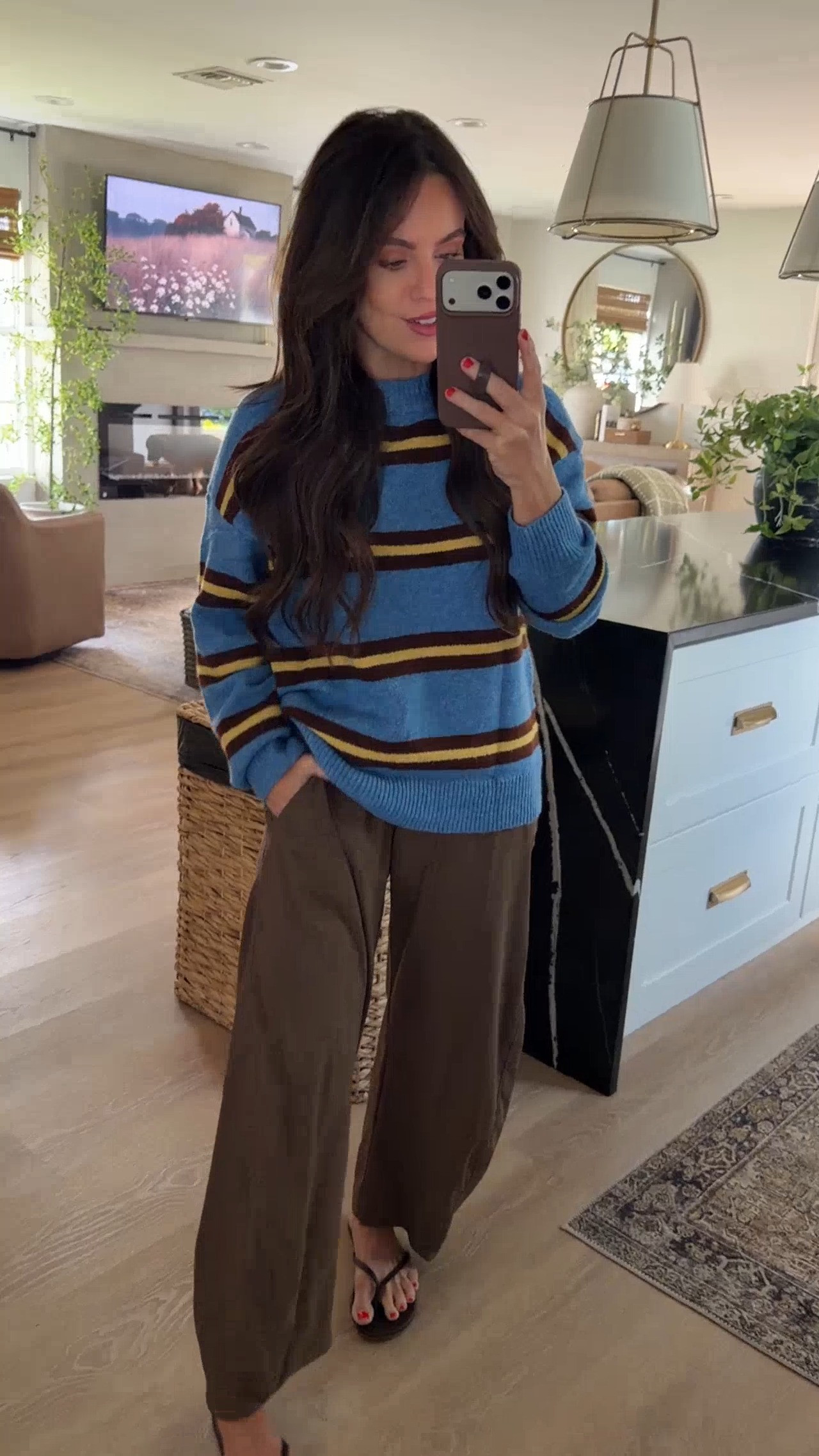Prime Big Deal Days is coming through with the cutest fall finds 🍂 This striped sweater + chocolate brown wide-leg pants combo is such an easy elevated look, and both are on sale right now. Comfortable, flattering, and perfect for fall.

Amazon fashion, Prime Big Deal Days, fall outfit, striped sweater, brown pants, wide leg pants, affordable fall fashion, Amazon fall finds, casual chic outfit, petite friendly fashion 

 #LTKootd #LTKSaleAlert #LTKPetite