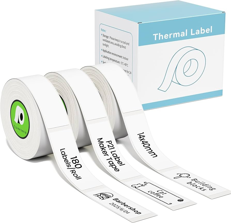3-Rolls Compatible with Nelko P21 Label Maker Tape | Amazon (CA)