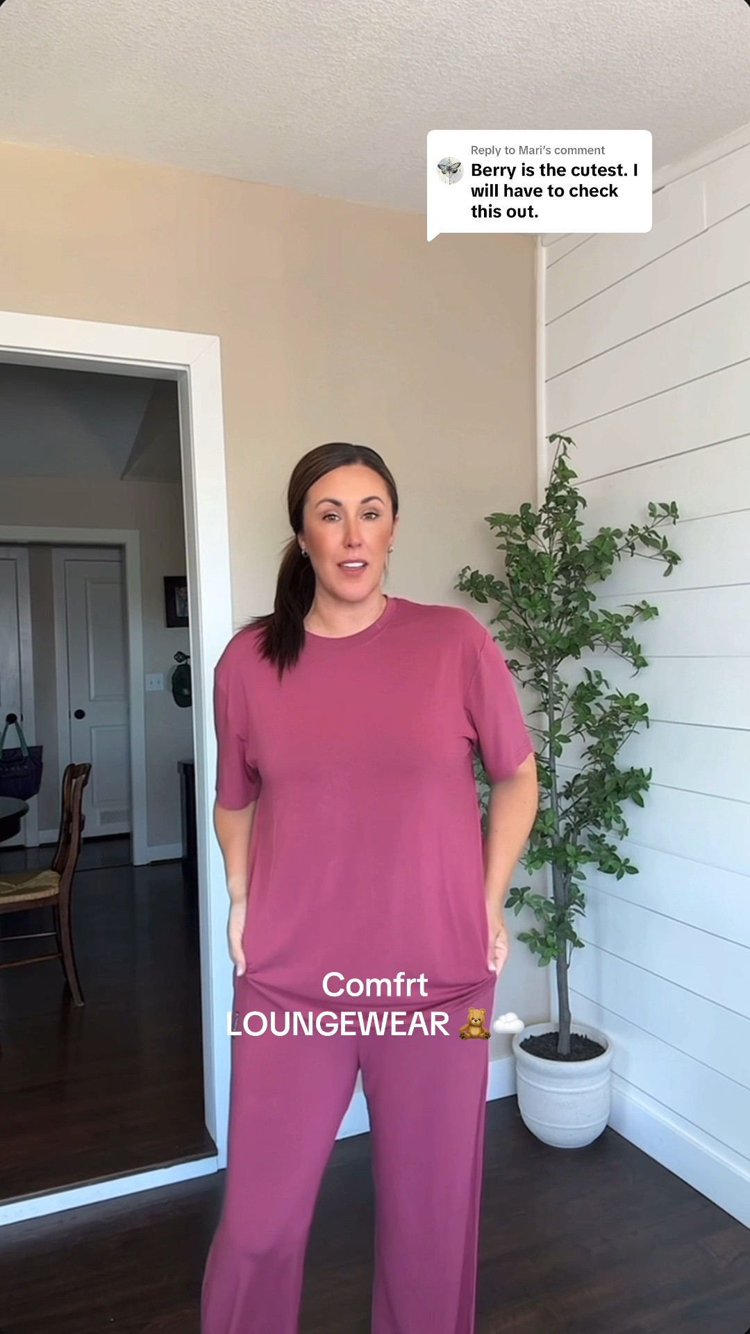 The softest lounge set ever made 🧸🩷 

#LTKStyleTip #LTKSeasonal #LTKSaleAlert