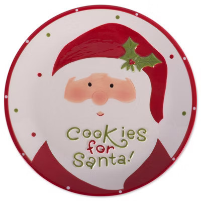 DII Ceramic Cookies For Santa Plate | Target