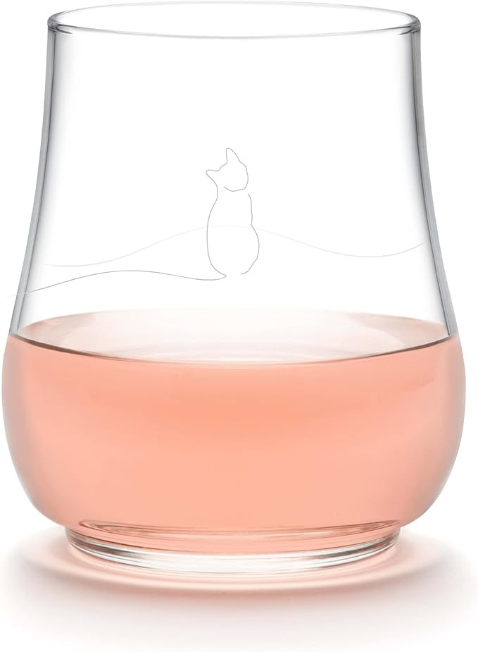 Libbey Modern Pets Meow All-Purpose Glasses, 17-ounce, Set of 4 | Amazon (US)