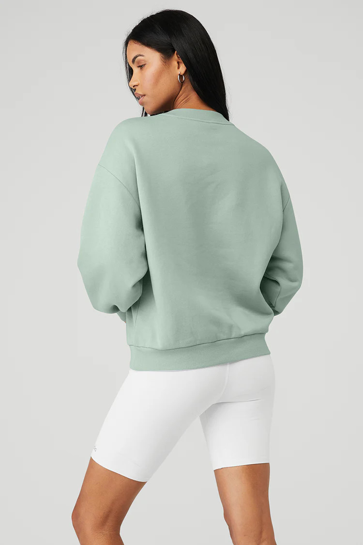 Accolade Crew Neck Pullover - Black | Alo Yoga (US)