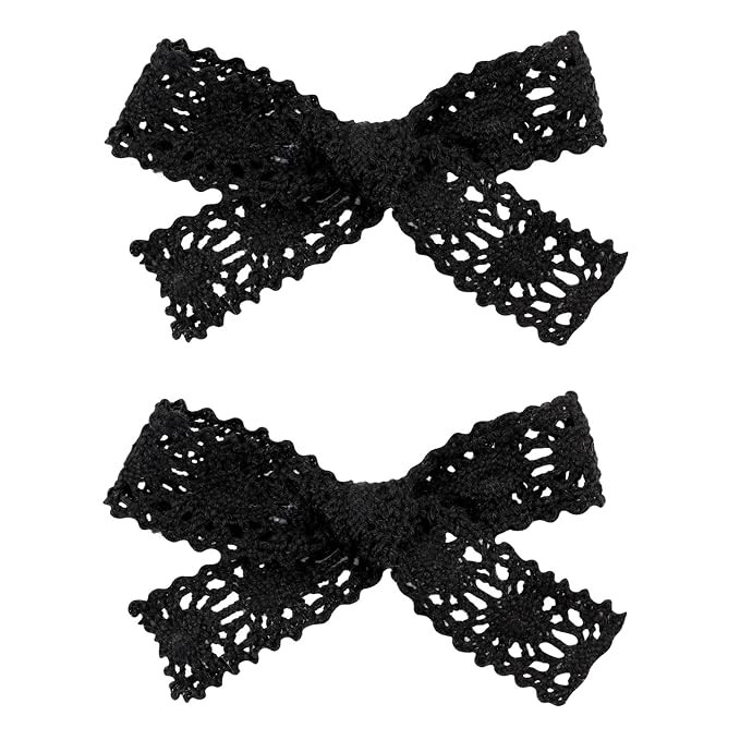 lace Hollow Hair handmade bows for Toddler Girls,Baby Hair Clips.Headdress Hair Accessories.(FJ39... | Amazon (US)