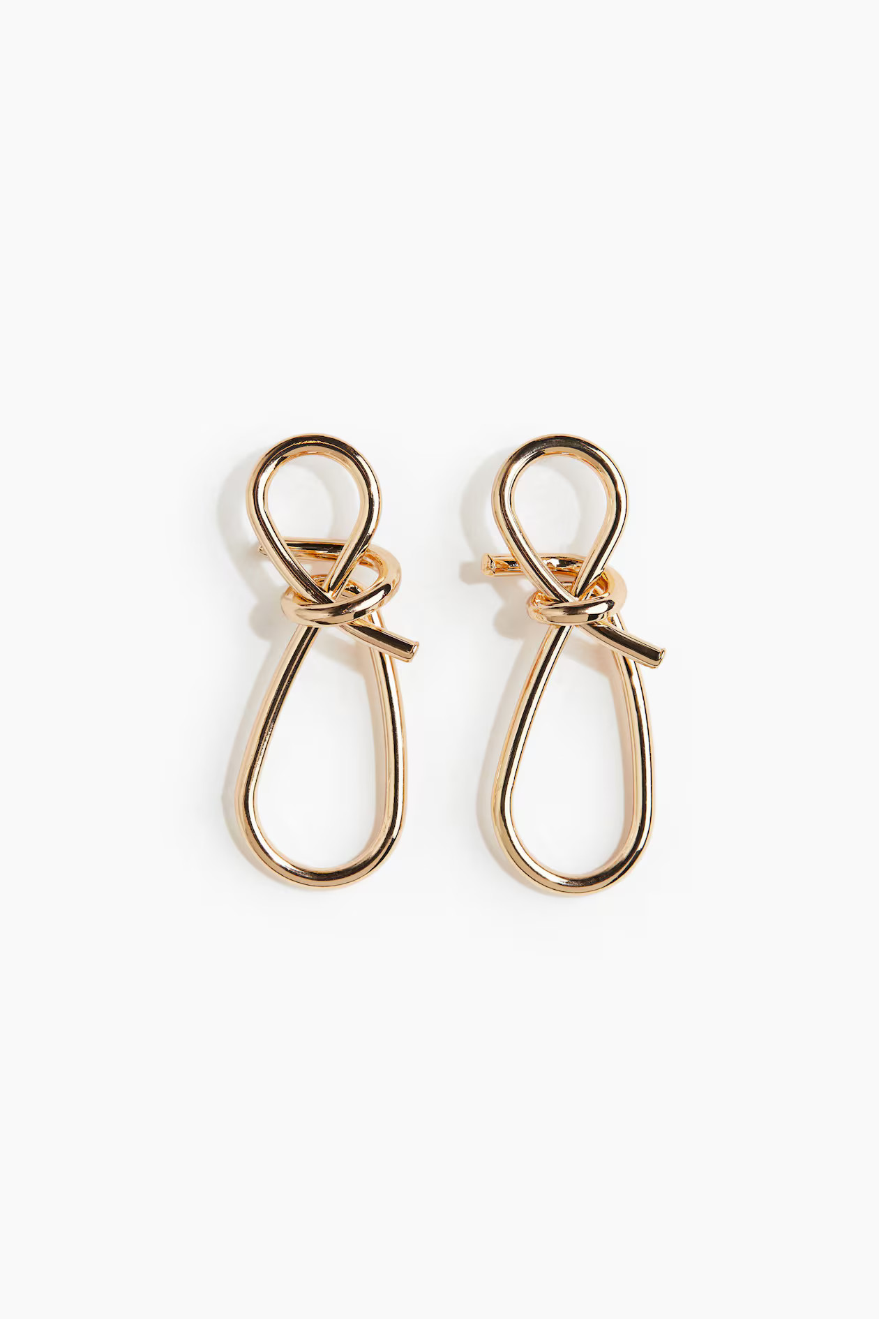 Knotted Earrings - Silver-colored/gold-colored - Ladies | H&M US | H&M (US + CA)
