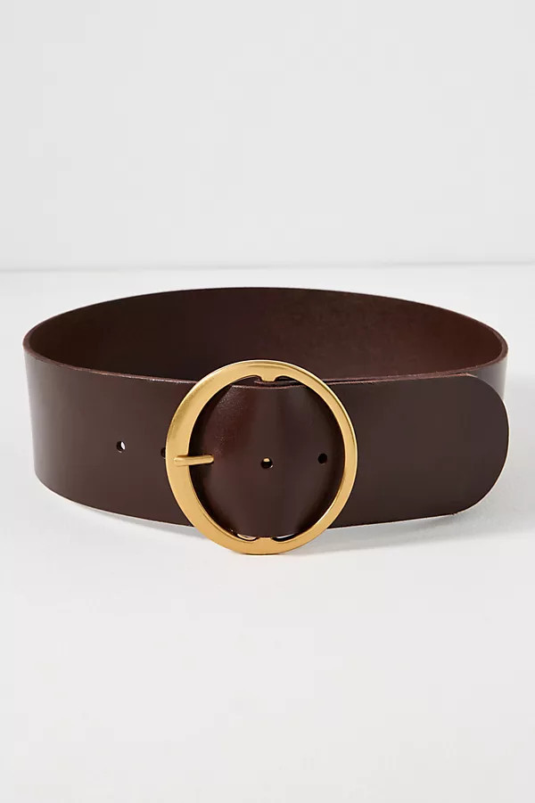 Round Buckle Wide Belt | Anthropologie (US)