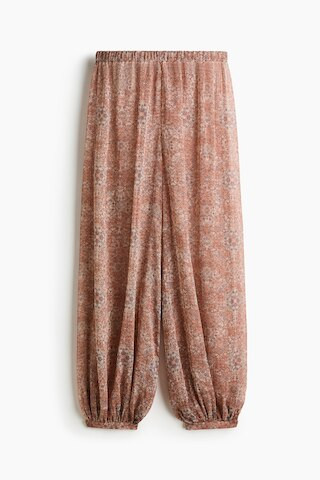 H & M - Balloon-Leg Pull-On Pants - Light Pink/Floral | H&M (US + CA)