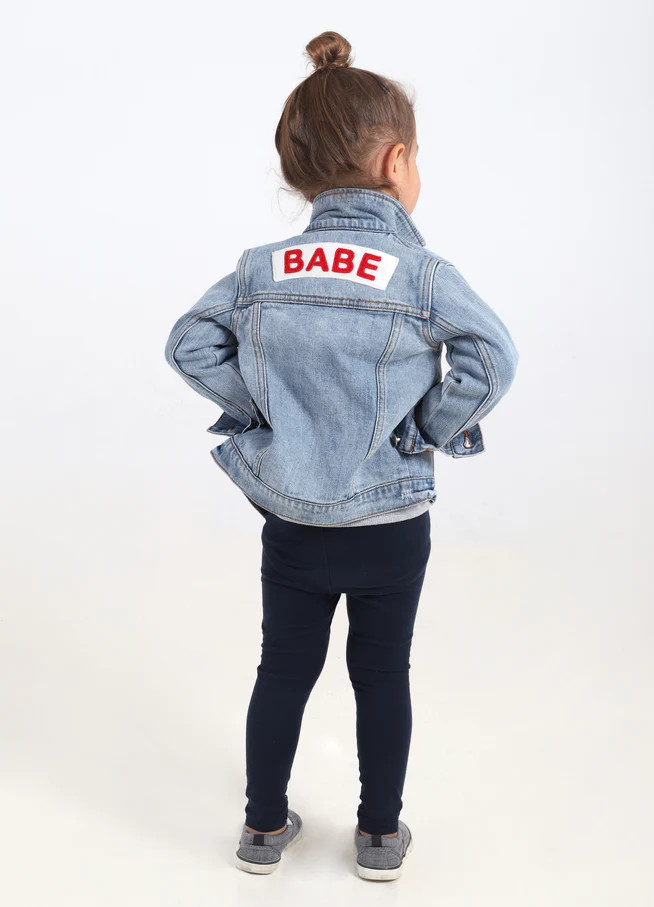 Babe Toddler Denim Jacket™ | Ingrid & Isabel