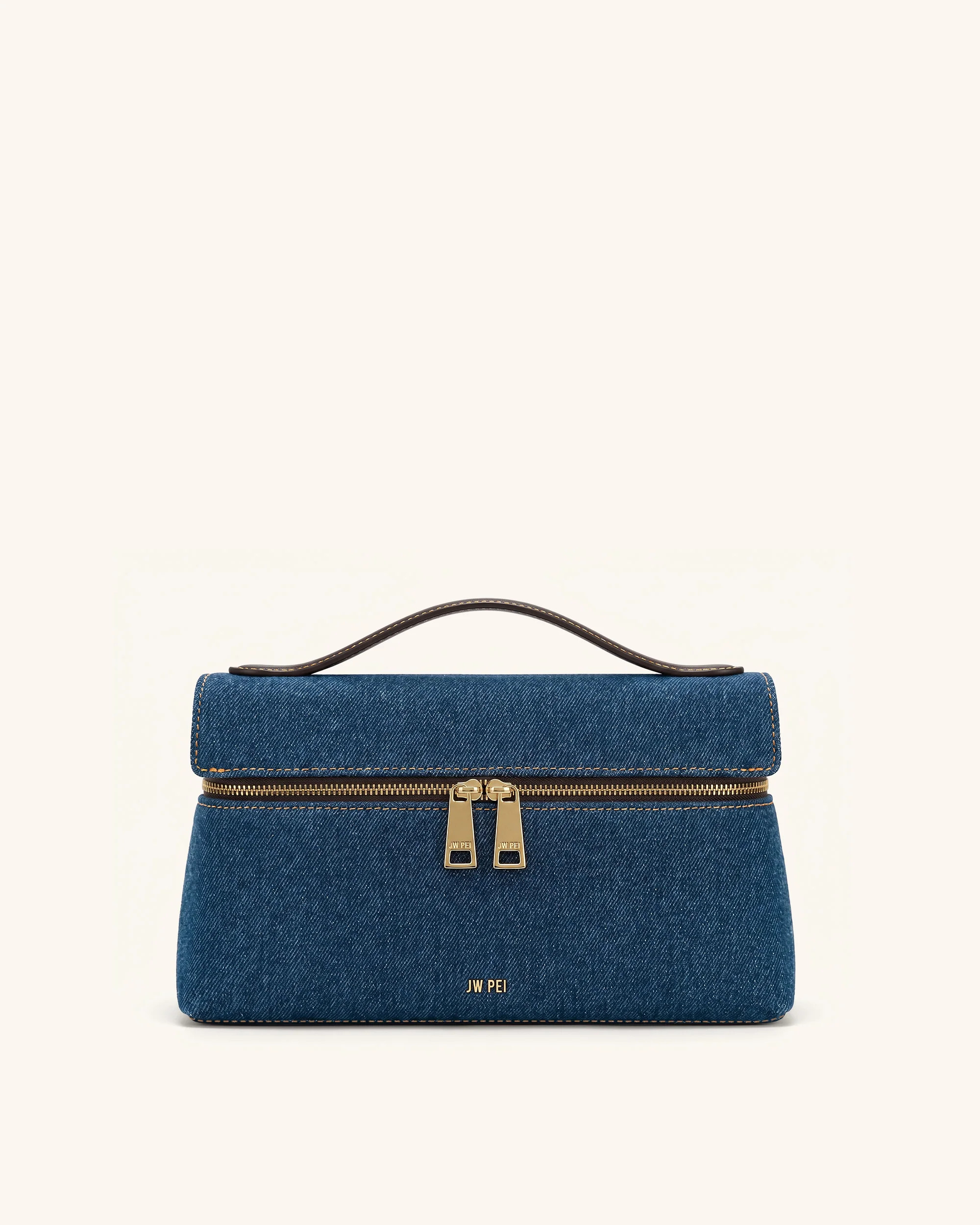 Thea Top Handle Bag - Blue Denim | JW PEI US