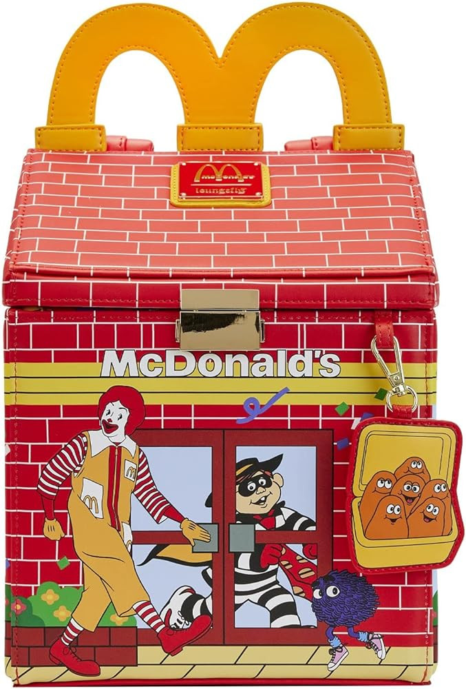 McDonalds Mini Backpack Happy Meal Official Red Mini Backpack | Amazon (US)