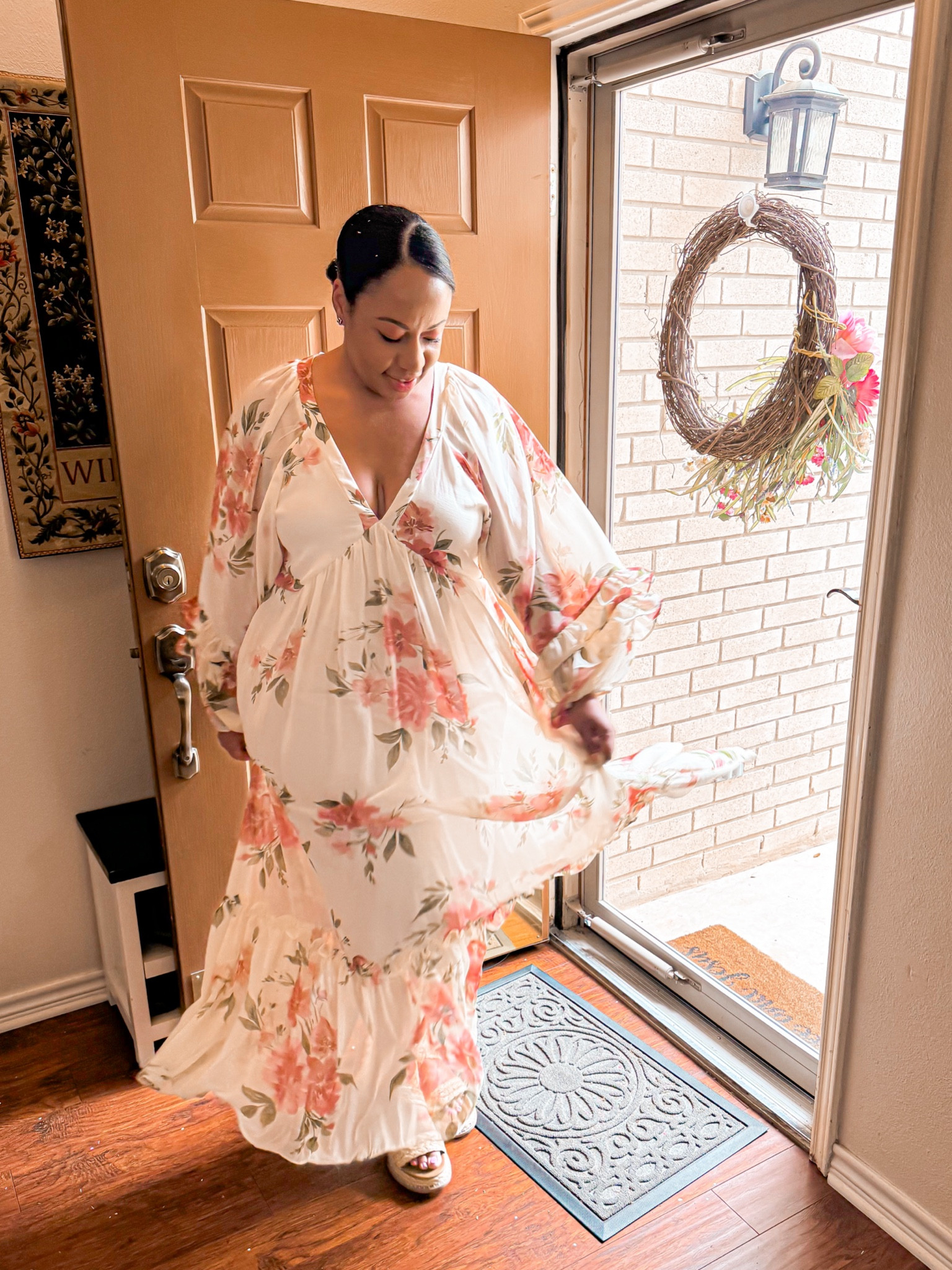 Long sleeve floral dress, spring dress, maxi dresss

#LTKstyletip #LTKsalealert #LTKmidsize